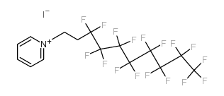 1-(3,3,4,4,5,5,6,6,7,7,8,8,9,9,10,10,10-heptadecafluorodecyl)pyridinium iodide结构式