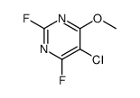 5-chloro-2,4-difluoro-6-methoxypyrimidine结构式