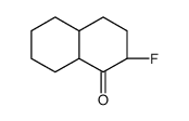 1(2H)-Naphthalenone,2-fluorooctahydro-,trans- (8CI) structure