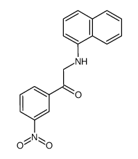 2-(Naphthalen-1-ylamino)-1-(3-nitrophenyl)ethanone Structure