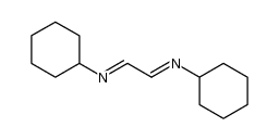 (N,N'-dicyclohexyl)-1,2-ethanediimine结构式