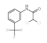 2,2-二氯-N-[3-(三氟甲基)苯基]乙酰胺结构式