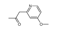 2-Propanone,1-(4-methoxy-2-pyridinyl)-(9CI) structure