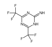 4,6-bis(trifluoromethyl)-1,3,5-triazin-2-amine Structure