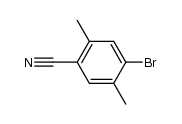 4-bromo-2,5-dimethylbenzonitrile Structure