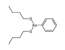 phenyl-arsonodithious acid dibutyl ester Structure