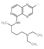 1,4-Pentanediamine,N4-(2-chloropyrido[3,4-b]pyrazin-5-yl)-N1,N1-diethyl- Structure