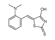 5-[[2-(dimethylamino)phenyl]methylidene]-2-sulfanylidene-1,3-thiazolidin-4-one Structure