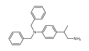 2-(4-(N,N-dibenzylamino)phenyl)propylamine hydrochloride Structure