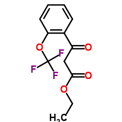 ETHYL 3-OXO-3-(2-(TRIFLUOROMETHOXY)PHENYL)PROPANOATE Structure