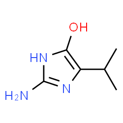1H-Imidazol-4-ol, 2-amino-5-(1-methylethyl)- (9CI) structure