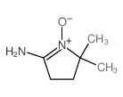 1-hydroxy-5,5-dimethyl-pyrrolidin-2-imine结构式