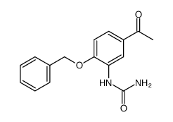 N-[5-Acetyl-2-(phenylmethoxy)phenyl]urea Structure