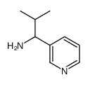 3-Pyridinemethanamine,alpha-(1-methylethyl)-(9CI) structure