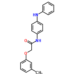 N-(4-Anilinophenyl)-2-(3-methylphenoxy)acetamide结构式