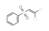 2,2-dichloroethenylsulfonylbenzene结构式