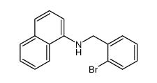 2-bromo-N-(α-naphthyl)benzylamine Structure