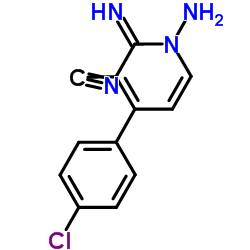 1-Amino-4-(4-chlorophenyl)-2-imino-1,2-dihydro-3-pyridinecarbonitrile Structure