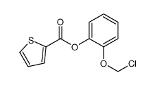 [2-(chloromethoxy)phenyl] thiophene-2-carboxylate结构式