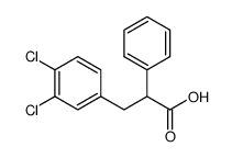 3-(3,4-dichlorophenyl)-2-phenyl-propionic acid结构式