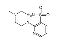 2-(4-methylpiperazin-1-yl)pyridine-3-sulfonamide结构式