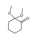 2,2-dimethoxycyclohexan-1-one Structure