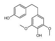 4,4'-dihydroxy-3,5-dimethoxydihydrostilbene Structure