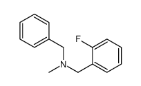 N-Benzyl-2-fluoro-N-Methylbenzylamine Structure