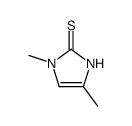 1,4-dimethyl-1,3-dihydro-imidazole-2-thione结构式