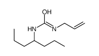 1-heptan-4-yl-3-prop-2-enylurea结构式