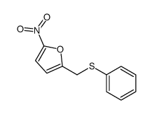 2-nitro-5-(phenylsulfanylmethyl)furan结构式