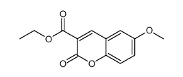 ethyl 6-methoxy-2-oxochromene-3-carboxylate structure