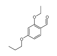 2-ethoxy-4-propoxybenzaldehyde Structure