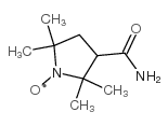 3-Carbamoyl-2,2,5,5-tetramethyl-3-pyrrolidine-1-yloxy Structure