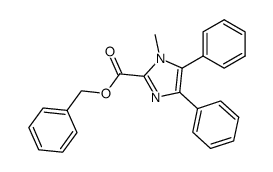 benzyl 4,5-diphenyl-1-methylimidazole-2-carboxylate Structure