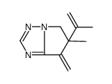 6-methyl-7-methylidene-6-prop-1-en-2-yl-5H-pyrrolo[1,2-b][1,2,4]triazole结构式