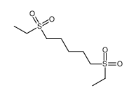 1,5-bis(ethylsulfonyl)pentane Structure