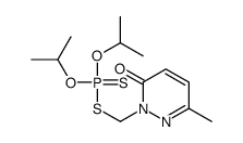 2-[di(propan-2-yloxy)phosphinothioylsulfanylmethyl]-6-methylpyridazin-3-one结构式