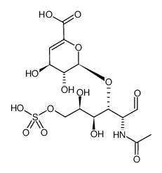 UNSATURATED CHONDROITIN DISACCHARIDE 6-S SODIUM结构式