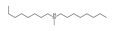 Di-n-Octylmethylsilane结构式