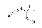 [difluoro(isothiocyanato)methyl] thiohypochlorite Structure