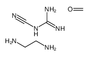 2-cyanoguanidine,ethane-1,2-diamine,formaldehyde Structure