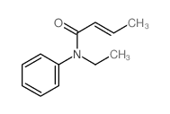 2-Butenamide,N-ethyl-N-phenyl- Structure