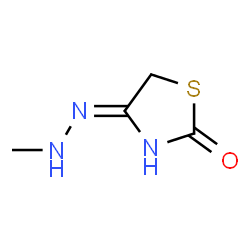 2,4-Thiazolidinedione, 4-(methylhydrazone) (9CI)结构式