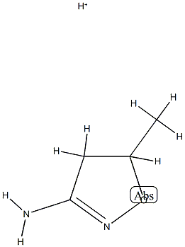 3-Isoxazolamine,4,5-dihydro-5-methyl-,conjugatemonoacid(9CI) structure