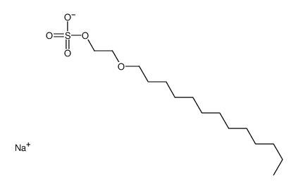 Poly(oxy-1,2-ethanediyl), .alpha.-sulfo-.omega.-(tridecyloxy)-, sodium salt Structure