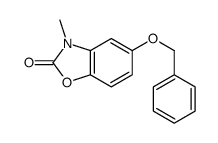 3-methyl-5-phenylmethoxy-1,3-benzoxazol-2-one Structure