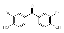 Methanone,bis(3-bromo-4-hydroxyphenyl)- Structure