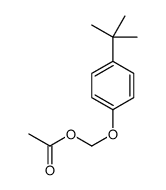 (4-tert-Butylphenoxy)methanol acetate结构式