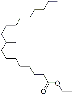 9-Methyloctadecanoic acid ethyl ester结构式